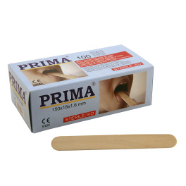 Spatule lemn ambalate steril abeslang 150x18x1.6mm - 100 bucati Spatule lemn ambalate steril abeslang 150x18x1.6mm - 100 bucati
