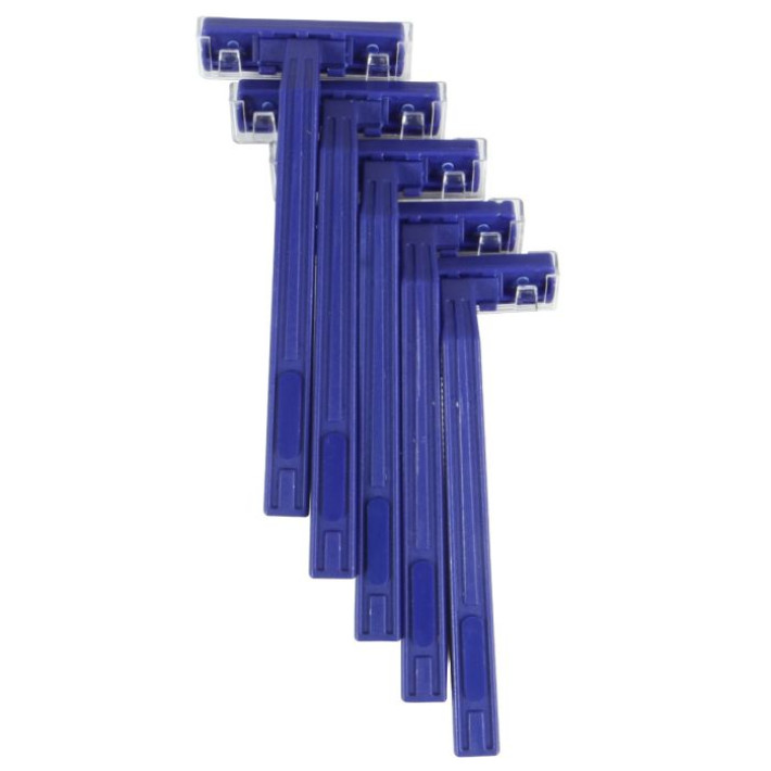 Aparate pentru barbierit cu 2 lame, de unica folosinta - 5 bucati