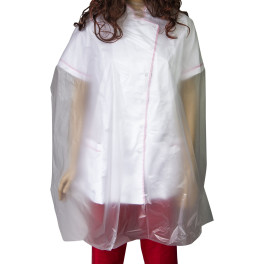Pelerina cosmetica PRIMA, transparente, 100x150 cm, 100 bucati Pelerina cosmetica PRIMA, transparente, 100x150 cm, 100 bucati