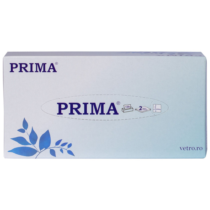 Cutie servetele faciale PRIMA, 150 bucati