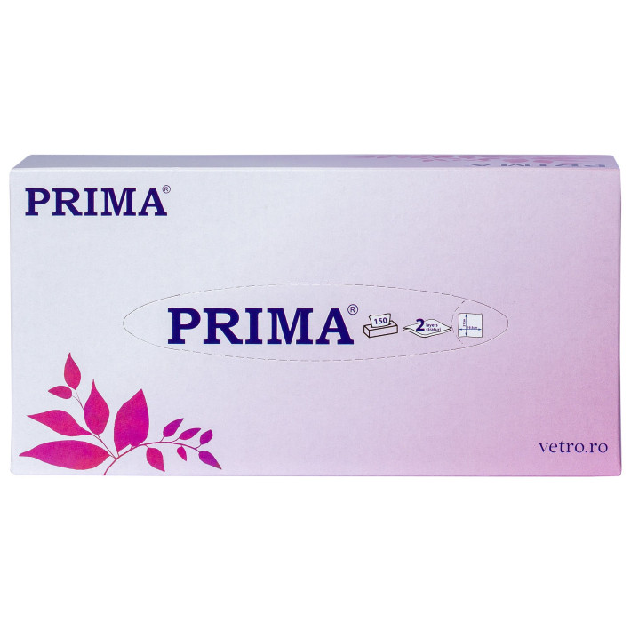 Cutie servetele faciale PRIMA, 150 bucati