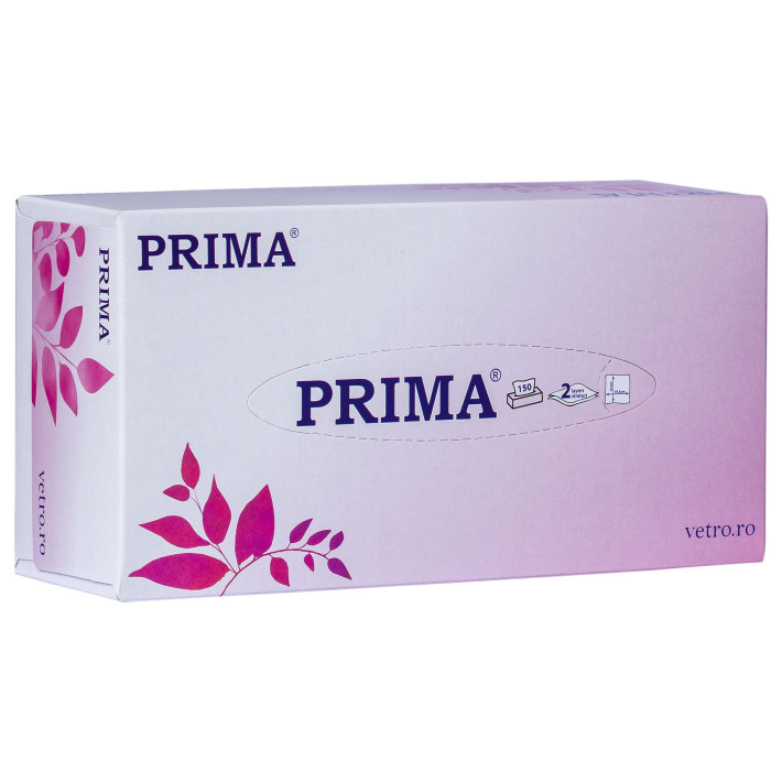 Cutie servetele faciale PRIMA, 150 bucati