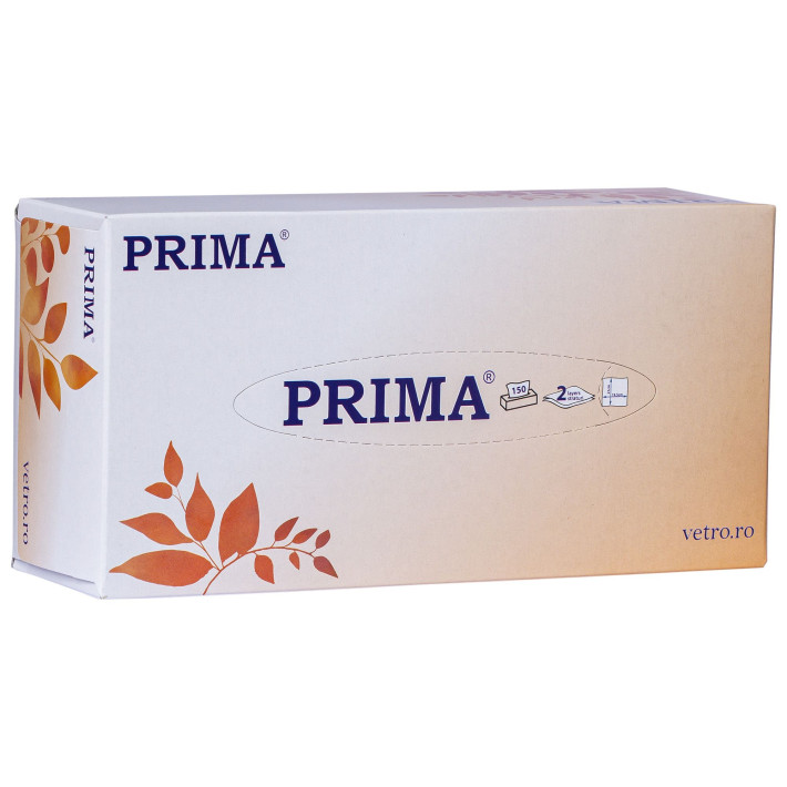 Cutie servetele faciale PRIMA, 150 bucati