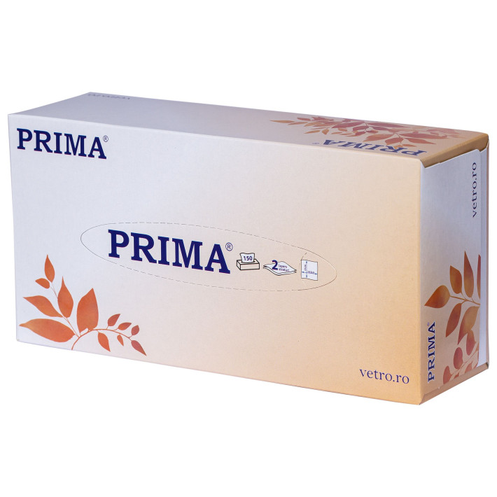 Cutie servetele faciale PRIMA, 150 bucati