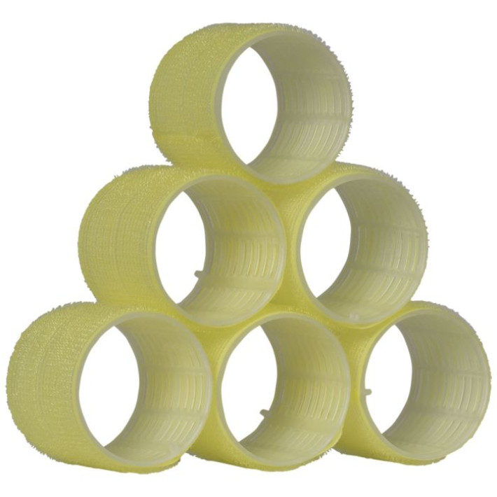 Bigudiuri 66mm, velcro - 12 bucati