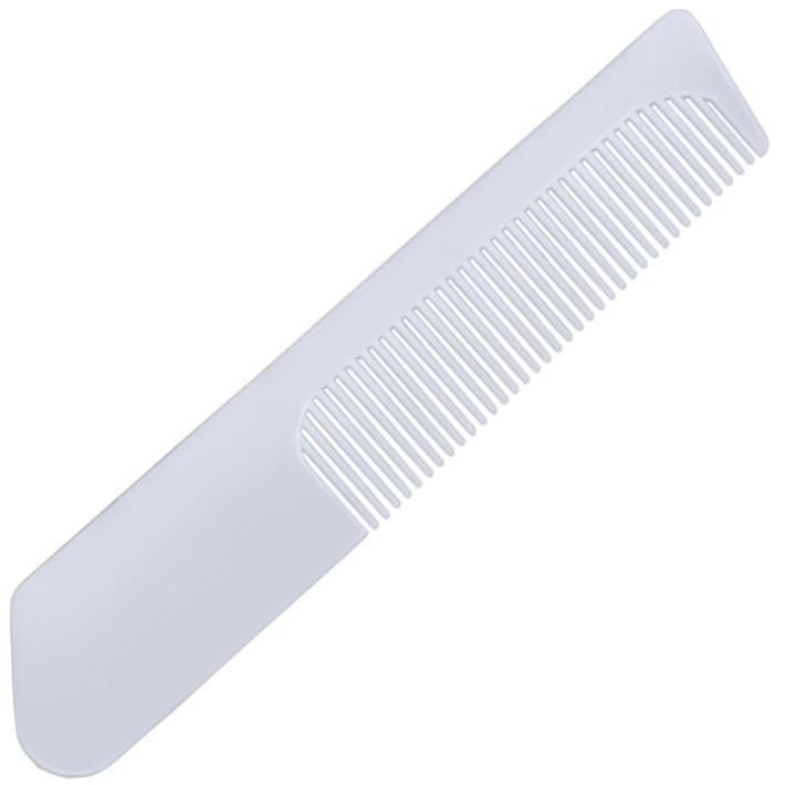Pieptene alb, in plic de plastic, 13cm