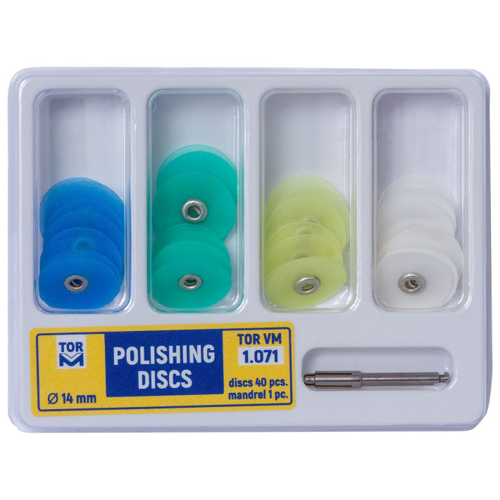 Set mandrina + discuri de finisare si lustruire, 1 mandrina + 40 discuri asortate