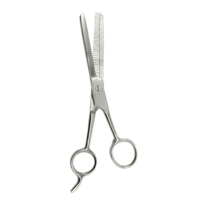 Foarfeca pentru filat pe o parte, din inox, 15.5cm