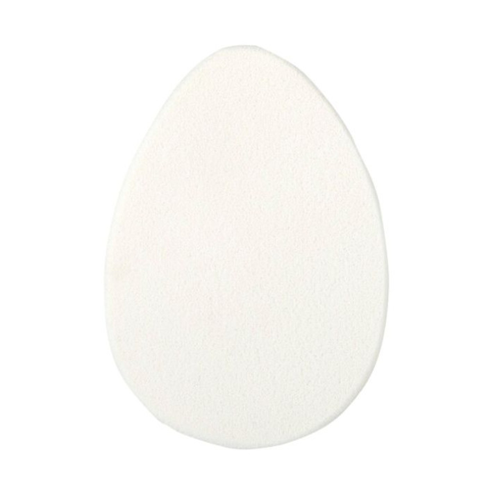 Buretei pentru aplicare fond de ten, forma ovala, alb