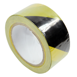 Banda pentru semnalizare, adeziva, galben/negru Banda pentru semnalizare, adeziva, galben/negru