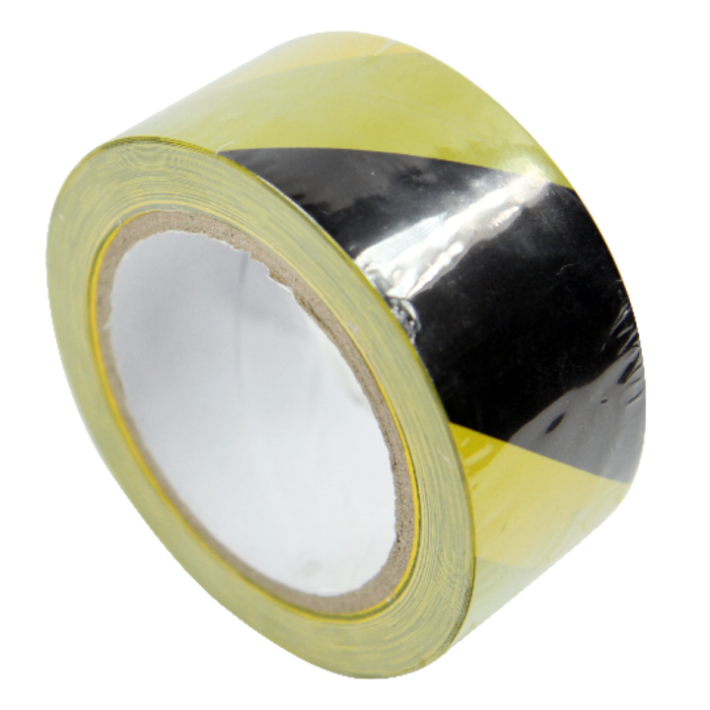 Banda pentru semnalizare, adeziva, galben/negru