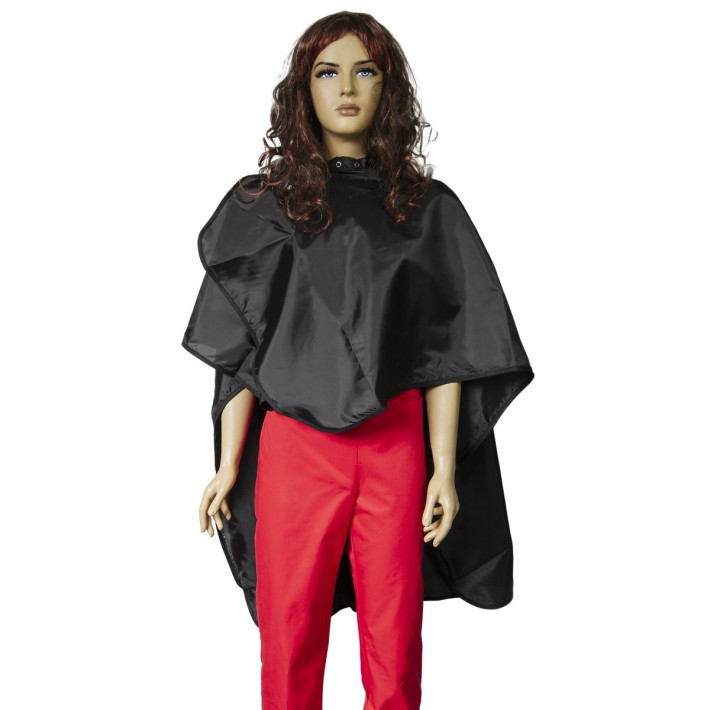 Manta scurta de tuns/coafat, neagra, 70x100 cm