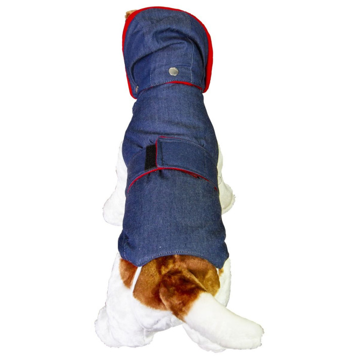 Geaca animale captusita cu polar rosu 27cm