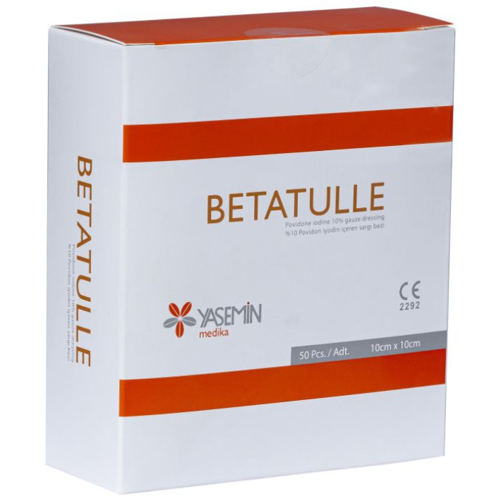 Comprese Iod povidona 10% 10x10cm sterile 50buc