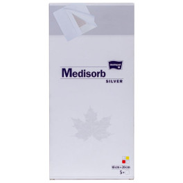Pansament adeziv cu argint, 10x20 cm, 5 bucati Pansament adeziv cu argint, 10x20 cm, 5 bucati