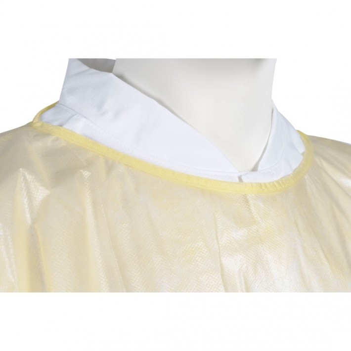 Halat impermeabil ABENA Excellent cu manșete și material Breathable, in zona spatelui, gaben, 5 buc