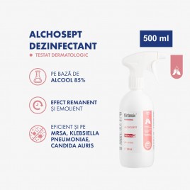 Alchosept Dezinfectant profesional pentru mâini și piele cu alcool 85%