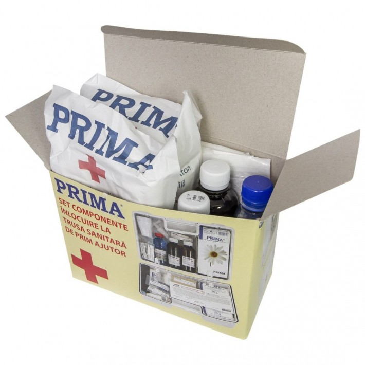 Kit inlocuire trusa sanitara prim ajutor fixa