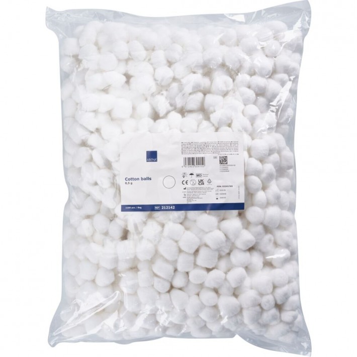 Bulete de vata absorbante, de uz stomatologic - 1100 bucăți/punga Bulete de vata absorbante, de uz stomatologic - 1100 bucăți/punga