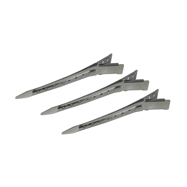 Cleme de par cu banda de otel - 12 bucati/set