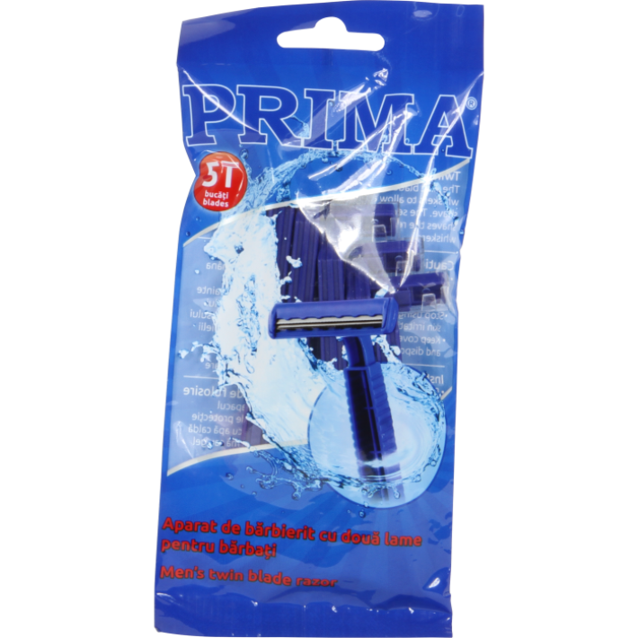 Aparate pentru barbierit cu 2 lame, de unica folosinta - 5 bucati