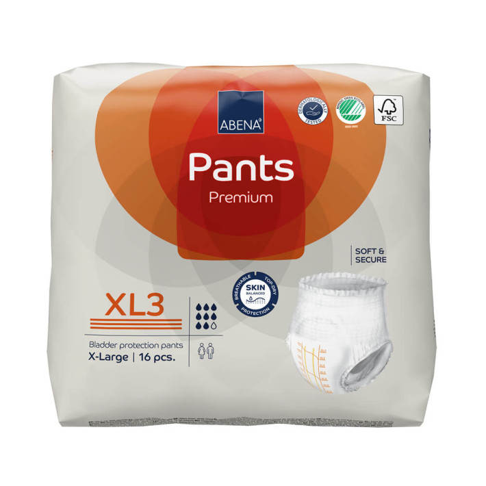 Abena Pants XL3, chilot incontinenta adulti 2600 ml - 16 bucati