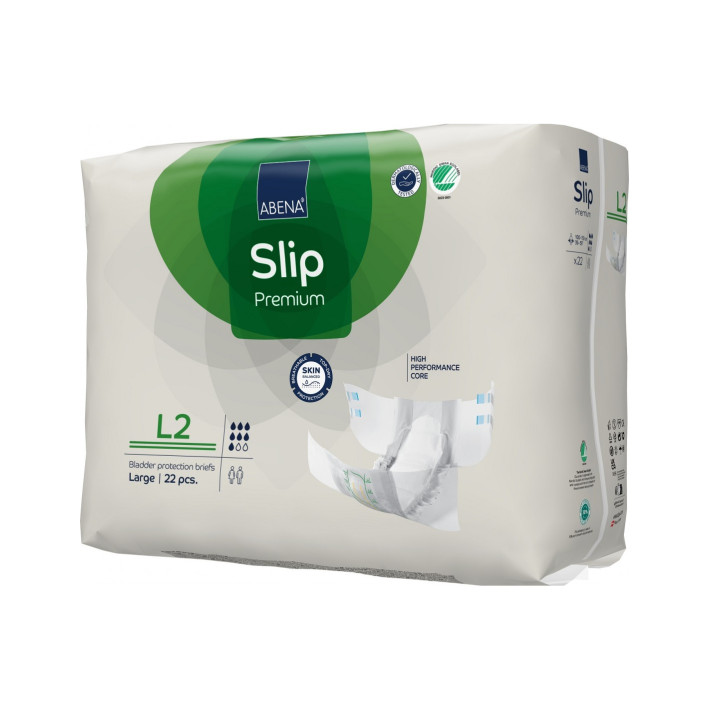 Abena Slip - Scutece incontinenta adulti premium - L2 - 3100 ml - 22 buc