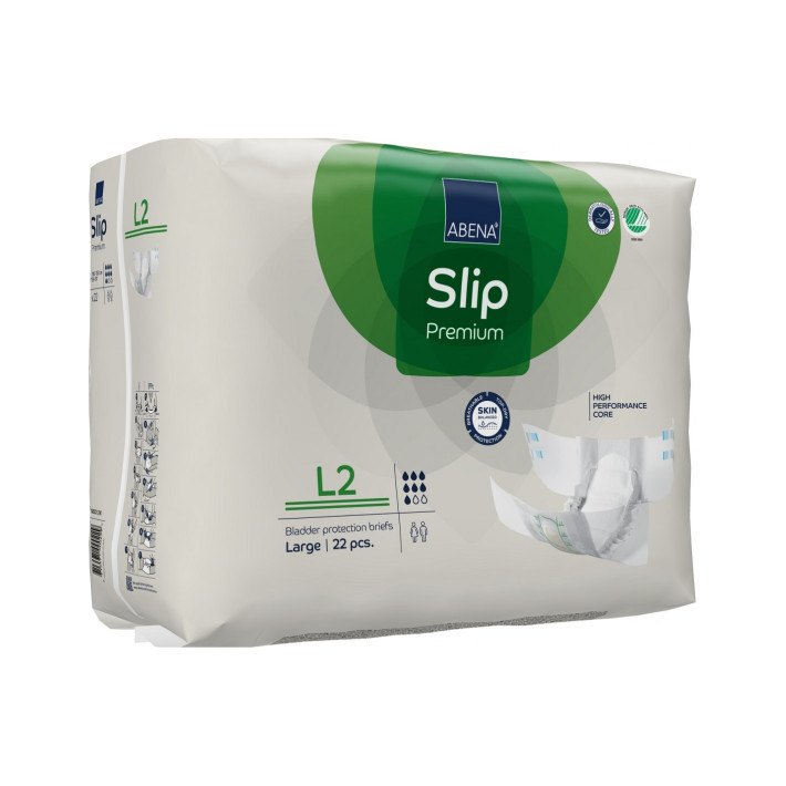 Abena Slip - Scutece incontinenta adulti premium - L2 - 3100 ml - 22 buc