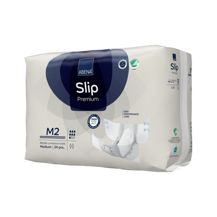 Abena Slip - Scutece incontinenta adulti premium - M2 - 2600 ml - 24 buc
