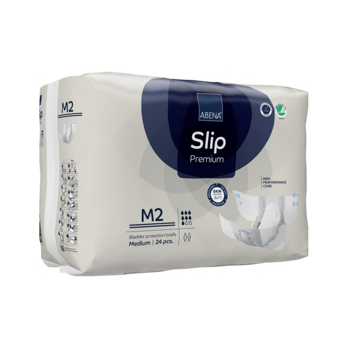 Abena Slip - Scutece incontinenta adulti premium - M2 - 2600 ml - 24 buc