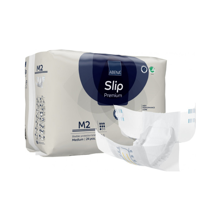 Abena Slip - Scutece incontinenta adulti premium - M2 - 2600 ml - 24 buc