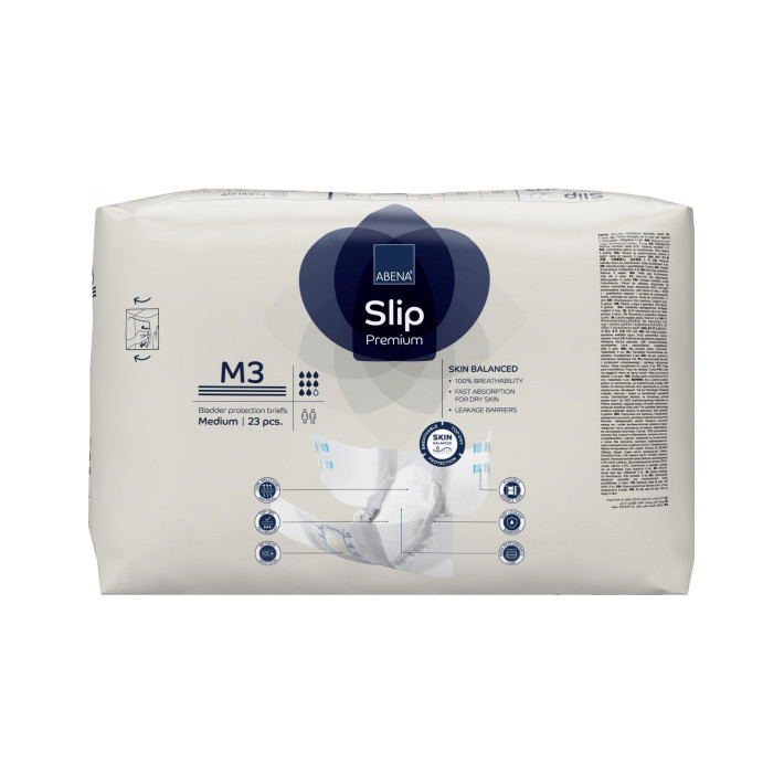 Abena Slip - Scutece incontinenta adulti premium - M3 - 3100 ml - 23 buc