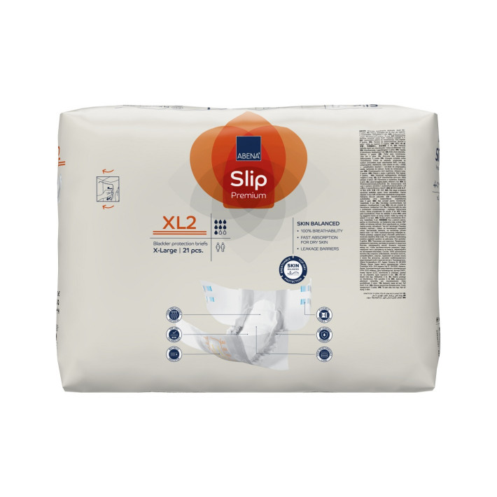 Abena Slip - Scutece incontinenta adulti premium - XL2 - 3400 ml - 21 buc