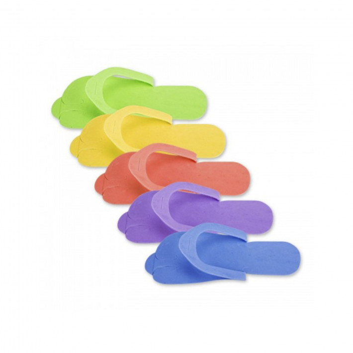 Papuci EVA interdeget diverse culori - 12 perechi