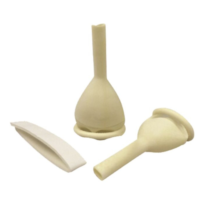 Condom urinar de latex cu banda autoadeziva, marimi S-XL, 1 bucata