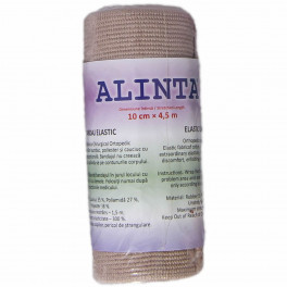 Bandaj Elastic ALINTA 10cmx4,5m, Intarit, latex free grosime 1mm, natur - 1 rola