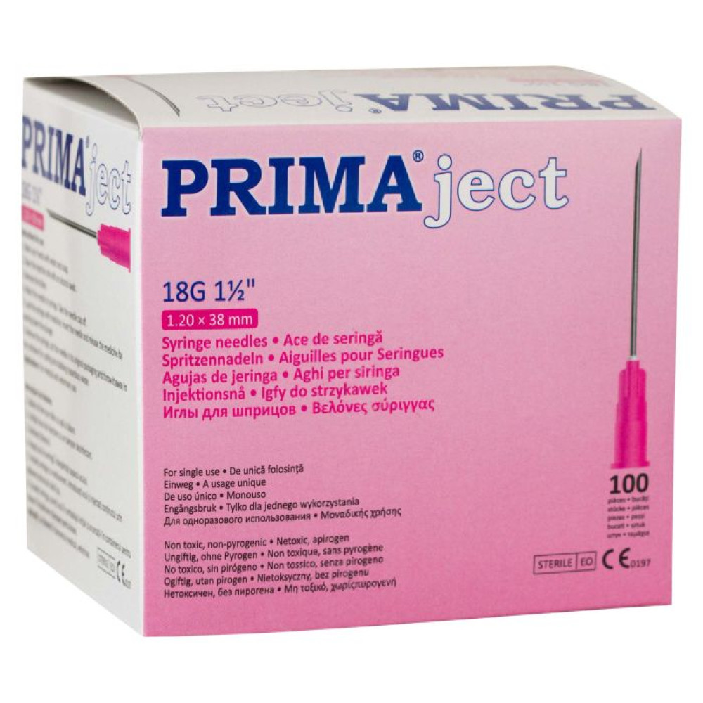 Ace seringa recoltare 18G 1 1/2, roz - 100 bucati - Prima Shop ...