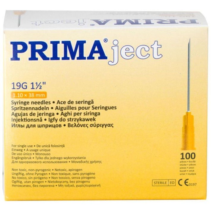 Ace seringa 19G  1 1/2' alb - 100 bucati