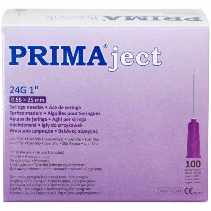 Ace seringa 24G, mov - 100 bucati