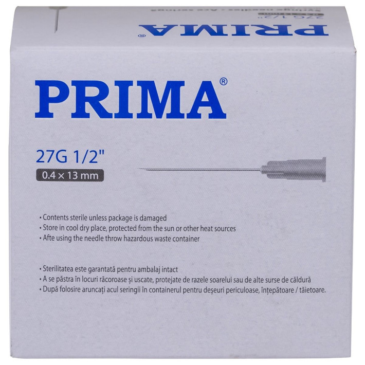 Ace seringa recoltare 27G, negru - 100 bucati