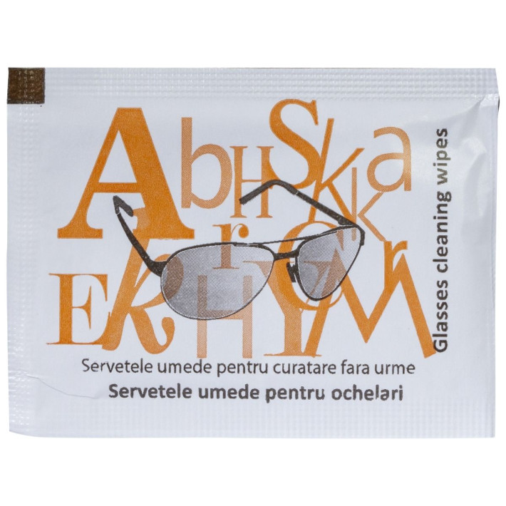 Servetele umede pentru ochelari, ambalate individual, 30 bucati/pachet