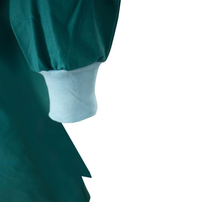 Halat tip chirurgical PRIMA, resterilizabil, 100% bumbac - 1 bucata