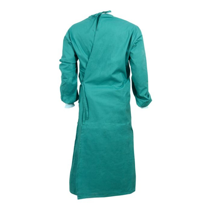 Halat tip chirurgical PRIMA, resterilizabil, 100% bumbac - 1 bucata