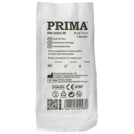 Fasa din tifon PRIMA, 8cmx4m, DIN 13151-M, sterila