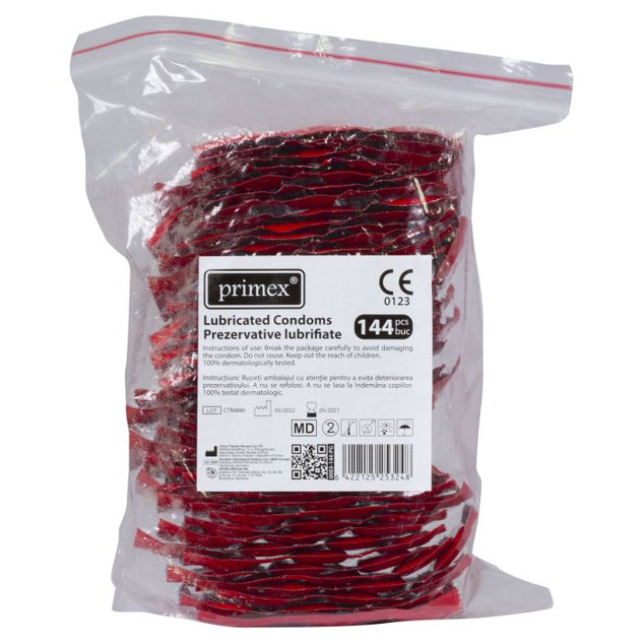 Prezervative PRIMEX, cauciuc/latex, 144 bucati/punga