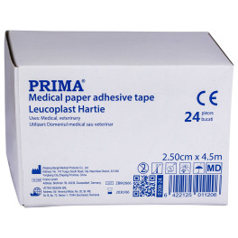 Leucoplast hartie 2,50cmx4.5m, 24 bucati/cutie, PRIMA