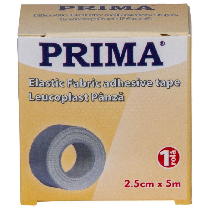 Leucoplast panza 2.50cmx4.5m 1 rola