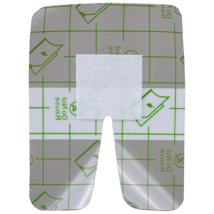 Plasturi sterili pentru branula, plastic transparent, 8x6cm, 50 bucati