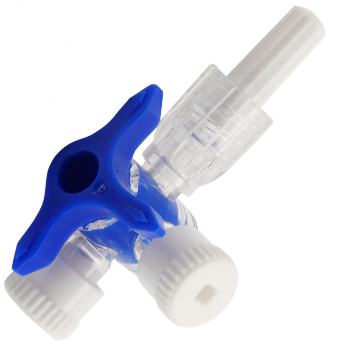 Robineti perfuzie cu 3 cai simpli, sterili - 50 bucati