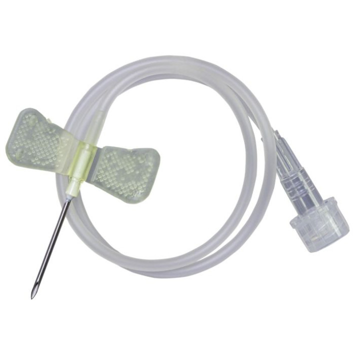 Microperfuzoare sterile (fluturasi) cu ac 19G - albe - 100 bucati